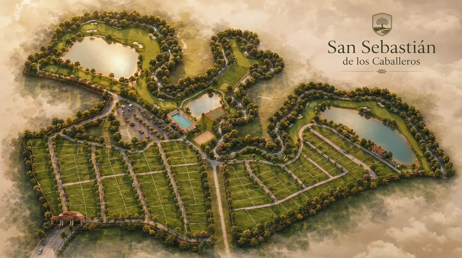 Plano maestro del condominio San Sebastián de los Caballeros